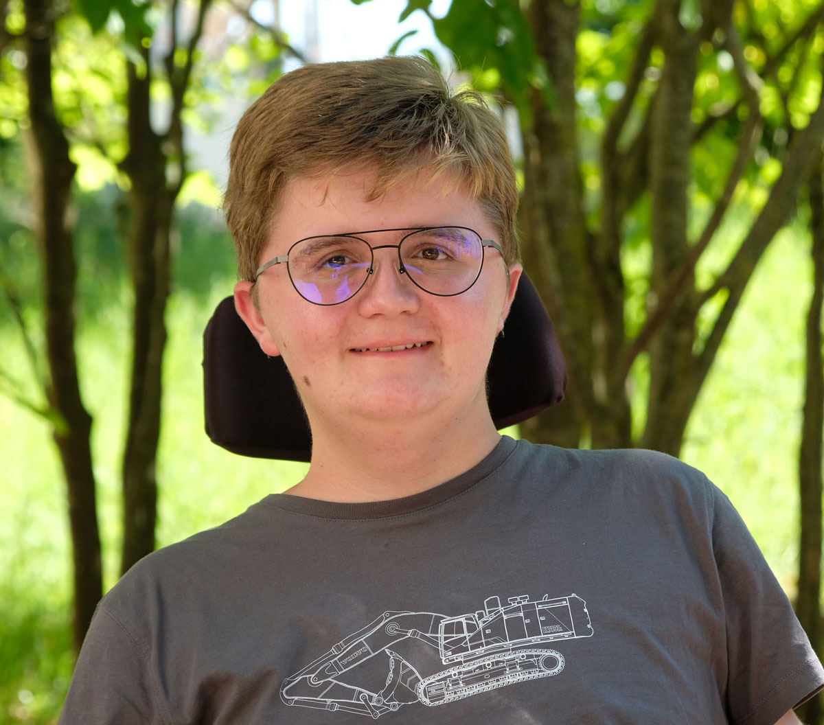 Mattias wohnt und lernt in der Mathilde Escher Stiftung.